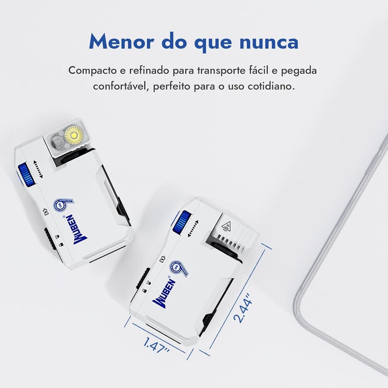 WUBEN G5 Rechargeable EDC Flashlight, 400 Lumens Dual Light Sources Mini Flashlight with RGB Light, Portable Flat Pocket Flashlights, Magnetic Keychain Flashlight (Commemorative Edition) - Image 3